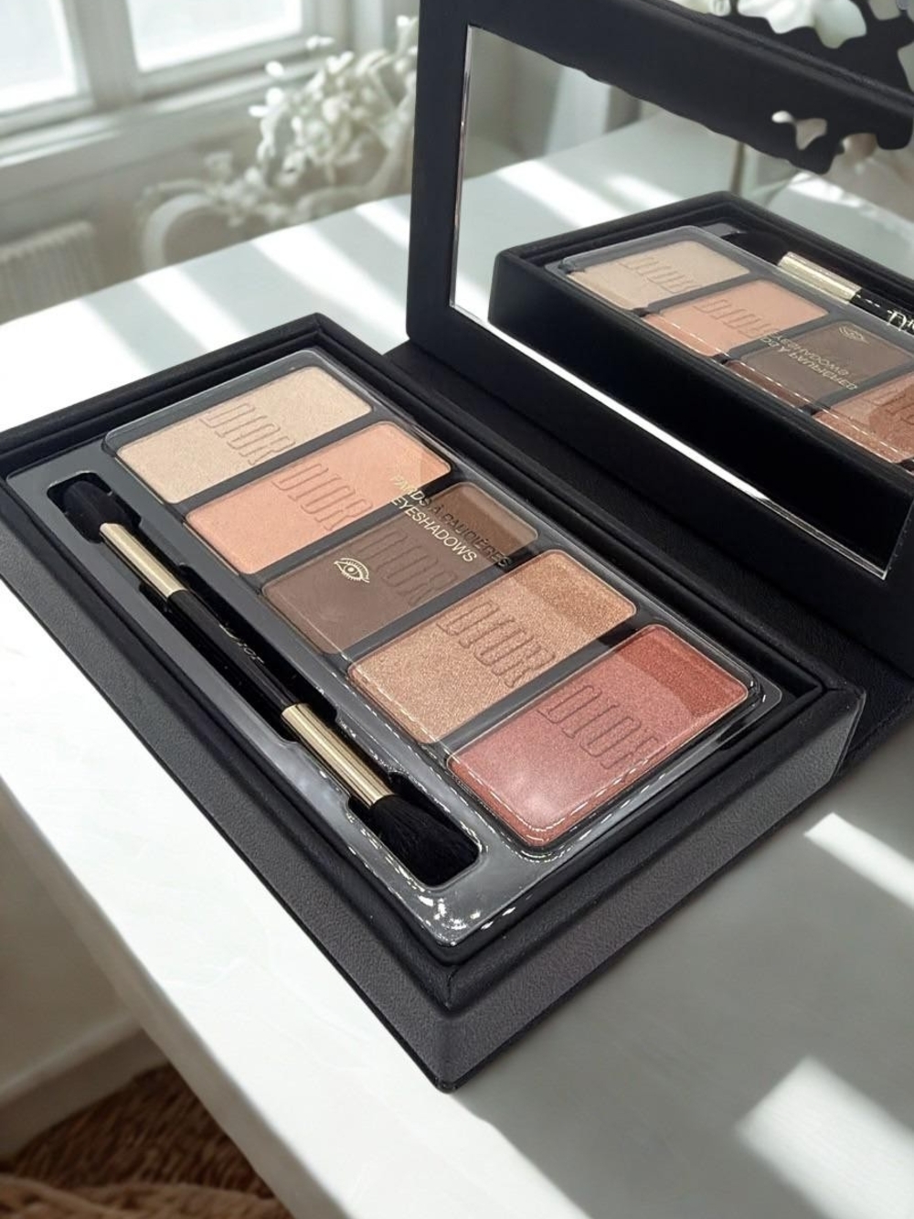 Dior Neutral Eyeshadow Palette — Champagne, Peach, Bronze, Rose Gold